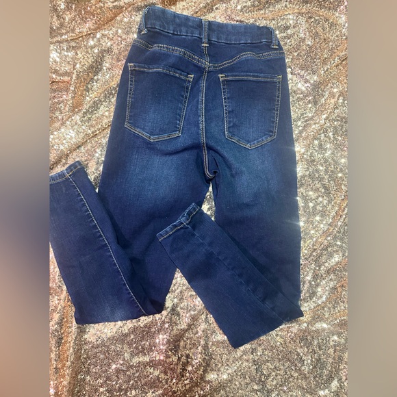 Juniors as 5 super high rise dark wash denim jeans - Picture 4 of 5